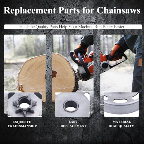 Koppeling Drum Kit voor Husqvarna 435 440 Kettingzaag, Vervanging 505441501, Passieve schijf met koppeling, Kaarsen, Turbine, Olieslang 4