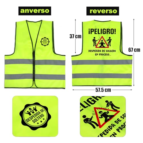 Cardigan voor het Spaanse vrijgezellenfeest met inscriptie "PELLIRO! Decoratie voor toekomstige bruid," Groen, 36-40, groen