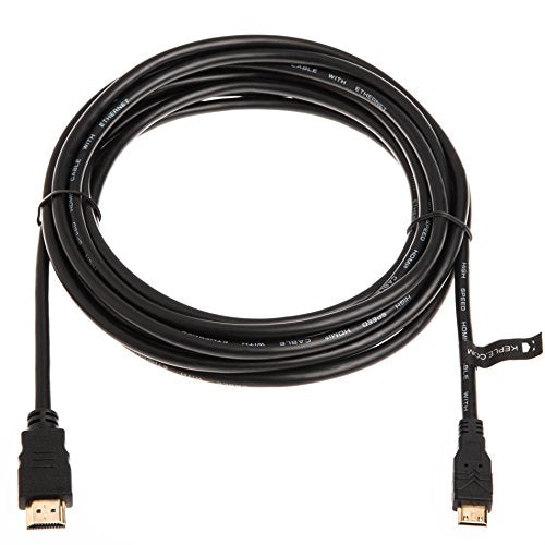 Mini HDMI naar HDMI Kabel Compatibel met Camera Canon EOS 60D / EOS 70D / EOS 80D / EOS 100D / EOS 750D / EOS 760D / EOS 1100D / EOS 1200D / EOS 1300D, Nikon Coolpix 1 AW1 / 1 J, 1 S1 / 1 F (1M) 3