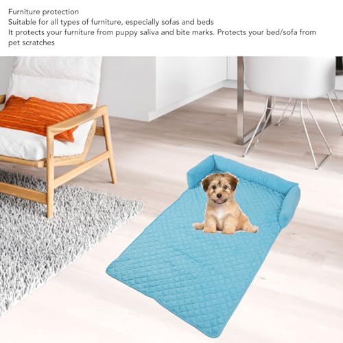Hondendeken Sofa Protector, Hondendeken Sofa Protector,75x120cm,Korte pluche katoenvulling, Non-slip bodem,Wasbare hondenbed Sofa Protector Pet Sofa Mat voor thuis 5