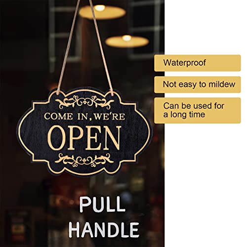 Open gesloten plaat, 30x20cm Double Sided Reversible Kom binnen We zijn open en sorry dat we zijn gesloten Sign Shopping Open gesloten teken voor zakelijke deur Restaurant Club Coffee Hotel 3