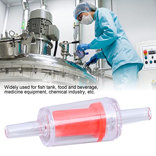 Controleer Valve, 10PCS 4mm Plastic Controle Valve, Red Oxygen Pump Valve Aquarium Single Way PP Water Afsluiten Valve Fish Tank Duckbill Valve, For, Check Ventielen(4mm Red) 3