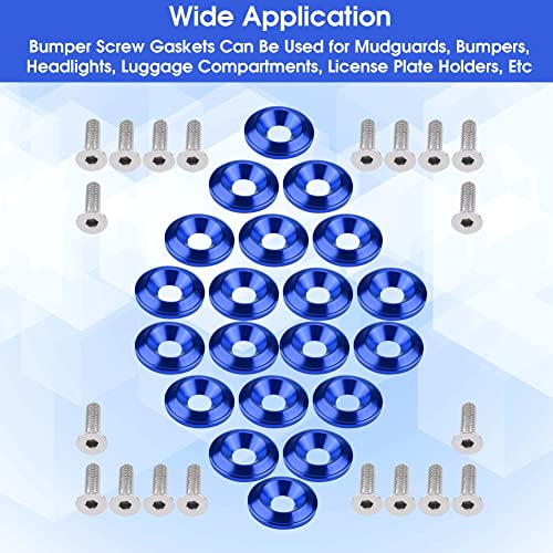 Wasmachine/Bolt Motor Dress Up Kit, 20Pcs Aluminium Bumper Fender Wasmachine Bumper Wasmachine Bolt Motor Bay Dress Up Kit 4