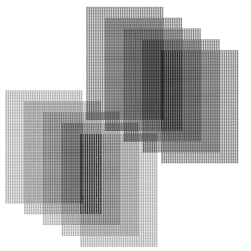 Flower Pot, Pack van 10 Fiberglass Black Drainage Grille 20 x 30 cm Vierkante raster Mat Bonsai Grid Bonsai Net Accessoires voor Tuin Outdoor Potted Planten Voorkomen dat de aarde van wegstromen