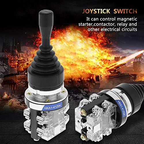 Momentary Joystick Swtich, 4 Position 4NO Joystick Switch Joystick Switch voor industriële controle van AC 50Hz en DC Circuits, industriële switchen 4
