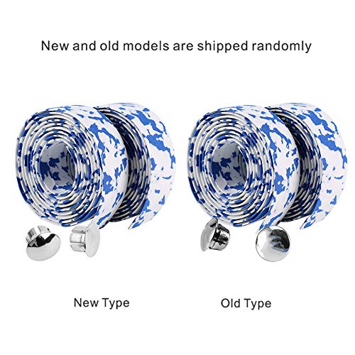 Kleurrijke fiets handvat Band Non-slip Fiets Road Bike Onderdelen Racing Handvat Bar Strap 2 staafpluggen 4