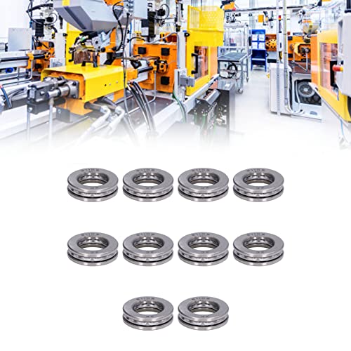 10 PCS Airplane Thrust Ball Bearings Miniature Ball Thrust Bearing Hoge nauwkeurigheid Afneembare miniatuur Axiale metalen lagerkit (51105) 3