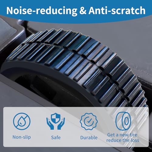 2PCS Rubber Wielen Banden Vervanging voor iRobot Braava 380T, 390T, 375T, 380, 390, 320, 321, Mint Plus 5200, 4200 Robot Cleaner Onderdelen 3