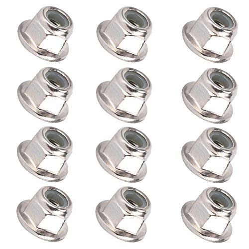 12PCS 4mm Anti-slip wiel slot Nut onderdelen geschikt voor Axial Traxxas TRX4 TRX6 SCX10 1/10 RC Model Car(Zilver)