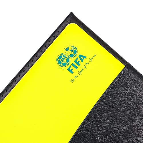 Zee 2PCS Voetbal sport scheidsrechter kaart set PCV Rode kaart gele kaart met pen voor voetbal Basketbal School Sport 3
