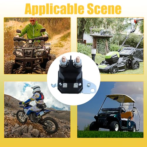 Starter Magnet, 12V grasmaaier Magnet Relay voor Cub Cadet XT1 XT2 Enduro RZT LT1 ZT1 ZT2 MTD Troy-Bilt Craftsman Yard Man Zero Turn Machines 725-06153A 725-06153 4