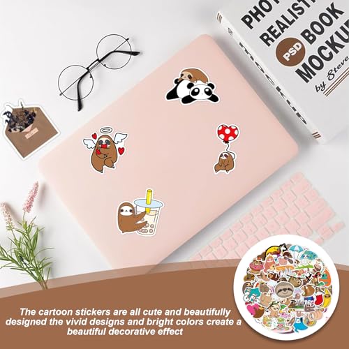 100 stuks Sloth Stickers voor kinderen, Leuke tekenfilm Sloth Stickers, Animal Sloth, Gift Stickers, Lovely Animals, Sloth Stickers, Waterproof Vinyl Animal Stickers, voor DIY Decoratie 4