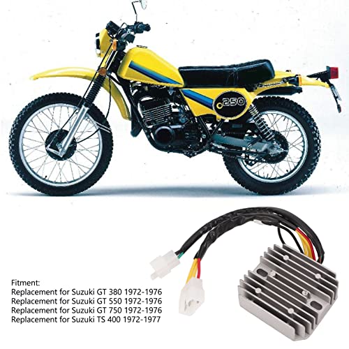 12V Motorfiets Voltage Regulator Aluminium Vervanging voor Suzuki GT 380 550 750 TS 400 OE:32800-31021 3