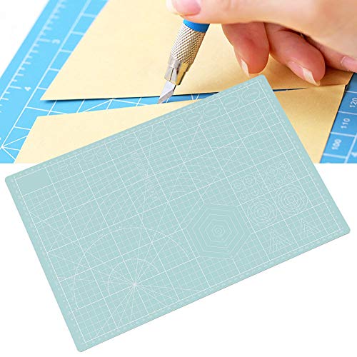 Roosterlijnen snijden Mat, A3 Handig duurzaam te gebruiken A3 snijplank snijden Mat Zelf-Healing voor thuis voor studenten (lichtgroen)