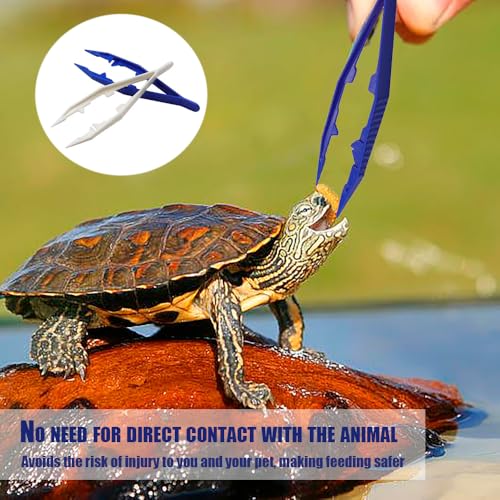 12 stuks Plastic Tweezers, 10cm Reptielen Voederbalk DIY Kleurrijke Craft Tweezers Kids Tweezers Amfibieën Voederhulpmiddel voor kralen Picking Fuse, voeden Reptielen 3