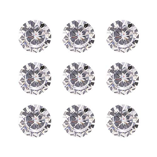50st 3mm zijde Clear Cubic Zirconia Stenen Losse CZ Stenen Grade A Rhinestone Cabochons Crystal Diamond Kralen voor Nail Art Craft sieraden maken