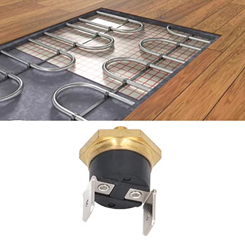 5PCS KSD301 Koper Thermostaat, Temperatuurschakelaar Thermostaat Bimetaal Normaal gesloten M4 Snap Schijf Temperatuurschakelaar 250V (150°C) 3