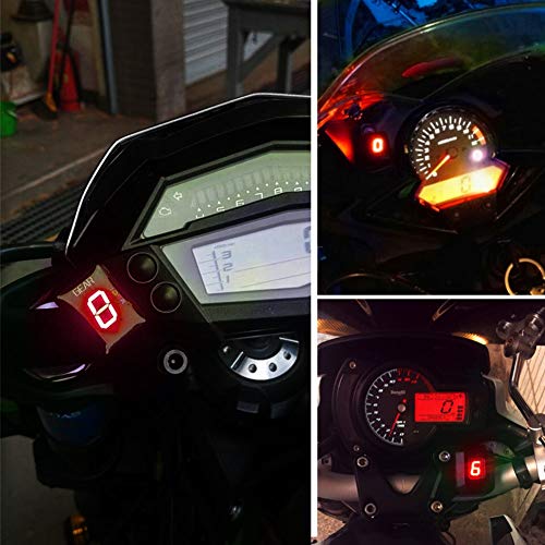 Gear Indicator, Motorfiets ECU Plug Mount 6 Speed Digital Gear Indicator Display voor CB400F CB500X CB650F
