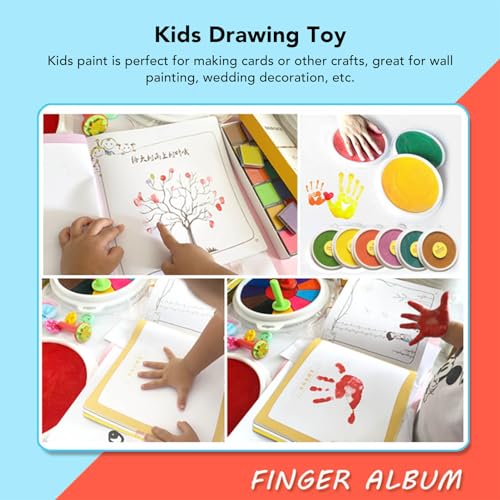 Finger Paint Set voor kinderen, Grappige Finger Paints met Boek Kunst Schilderen Supplies voor het schilderen DIY ambachten