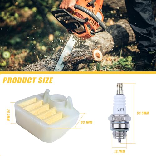 Cilinderpiston (44mm) Luchtbrandstoffilterlijn Kit Fit Husqvarna 350 351 353 346 XP kettingzaag Muffler pakking lager NIKASIL Plat 3