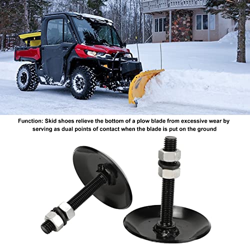 2 st Universal Snow Plow Skid Shoes, Snow Plow Blade Heavy Duty Skid Shoes Vervanging 2873423 voor compatibel met ATV UTV