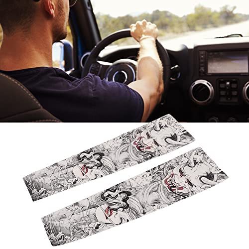 1 Paar IJs zijde Tattoo patroon Mouwen, Mannen Dames Outdoor Fietsen Zonbescherming Arm Mouwen Arm Cover Mouw voor het rijden in de zomer 4