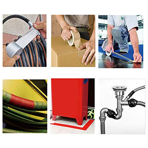 10M Lengte 2CM breedte Doek Tape Gaffer Tape Waterdicht Zelfklevende Kleding Multifunctionele Kleefband voor Reparaties (verpakking van 2, blauw) 4