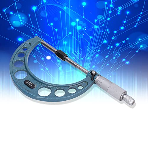 Buitenmicrometer, Dikte Schroefmeter roestvrij staal, hoge nauwkeurigheid, dikte meetinstrument met sleutel 0,01 Mm (75-100mm) 3