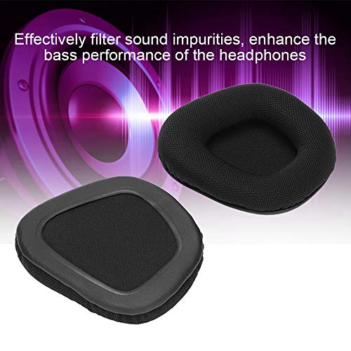 Corsair Void Elite oorkussen, Corsair Void Headset oorkussen,2Pcs Vervanging oorkussen Kussen Hoes Geschikt voor Corsair Void Pro Black (Fyz-183)
