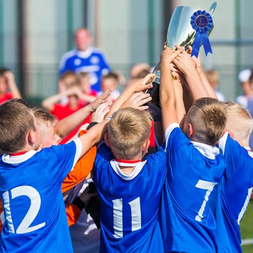 9 sts award linten, 1e plaats trofee erkenning lint winnaar prijs linten deelname medaille linten voor competitie sport evenement, blauw 4
