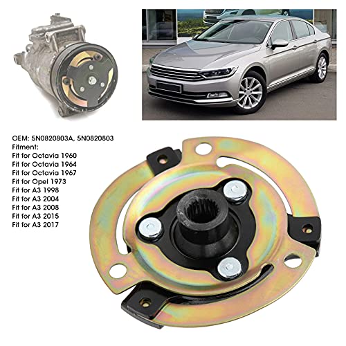 A/C Compressorkoppeling, 5N0820803A Compressor Clutch Coil Auto Airconditioning Compressor Clutch Hub Plate Reparatie Vervanging voor