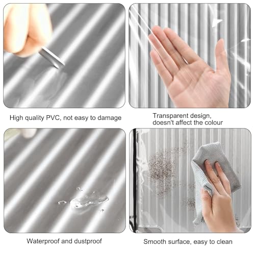 Kofferhoes 30 Inch, Koffer Beschermhoes Transparant, Beschermkoffers voor Koffers, Kofferhoes PVC, Reiskoffer Beschermhoes, Waterdicht en Stofdicht, voor thuis 3