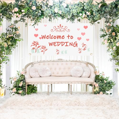 Vinyl Blanco Banner Tekens om te decoreren 3.3'x6' Sublimatie Witte Banner met hangtouw voor zaken buiten de muur, 1 set 4