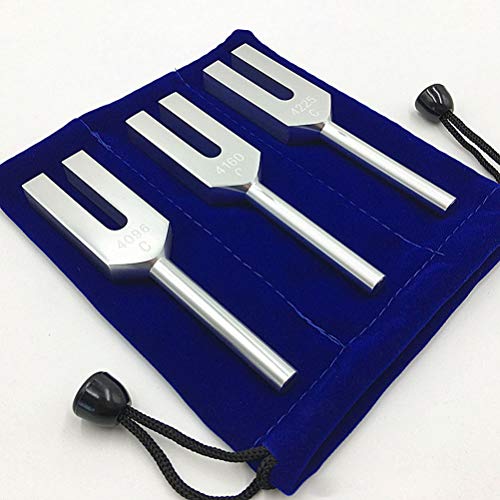3 stuks Angel Tuning Fork Set, 4096 Hz Wonderful Sound Healing Musical Instrument