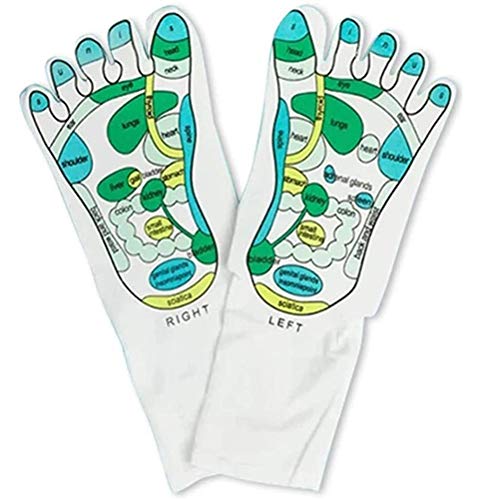 Acupressure Reflexology Sokken Voetmassage Reflectiegebied Schematisch Sokken Voetdrukpunt Acupressure Massage Hulpmiddel Sokken helpen de bloedsomloop te verbeteren