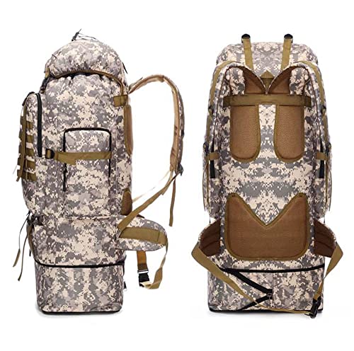 Grote Outdoor Rugzak, 100 Liter, Militaire Tactische Rugzak voor Mannen, Waterdicht, Grote Capaciteit, Hiking Rugzak, Leger Rugzak, Militaire Rugzak voor Camping, Reizen, Bushcraft, Wandelen, Jacht 4
