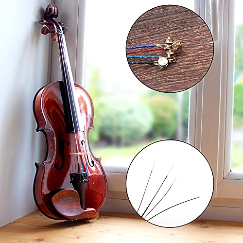 4/4 Viool String Universele Set, Classic Silver String (GDAE) Staalkern met vernikkelde kogelkop, voor vioolinstrumenten 5