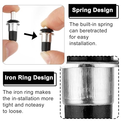 Spring geladen metalen Ring Reparatie Pennen, 10 st Plastic Blinds, Kabinet Deur Reparatie Pins Reserve Pins voor Kabinet Meubilair Planken 3