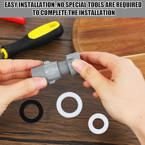 8 stuks Buis Conversion Connectors met 8 ringen, 1/2 inch tot 3/4 inch NPT en 1/2 inch tot 5/8 inch NPT man naar vrouw passen voor het veranderen van slang Diameter 5