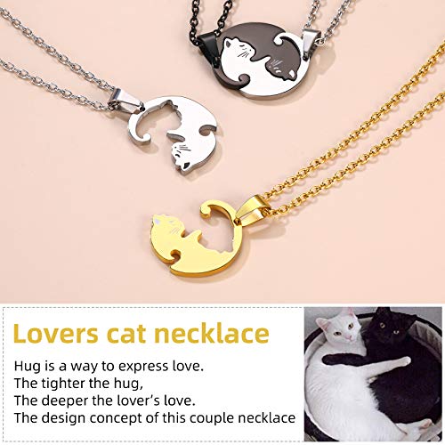 Sieraden hart puzzel ketting gepersonaliseerde, roestvrij staal, Split vriendschap hangers voor hem en haar, moeder dochters, familie, sieraden, geschenken voor stellen, roestvrij staal, roestvrij staal 4