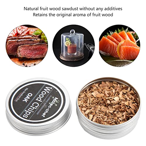8PCS roken hout Whiskey hout roken Chip Cocktail Smoker Kit Chips Smoker Chips Cocktail Smoker Kit Smoked Wood Chips 4