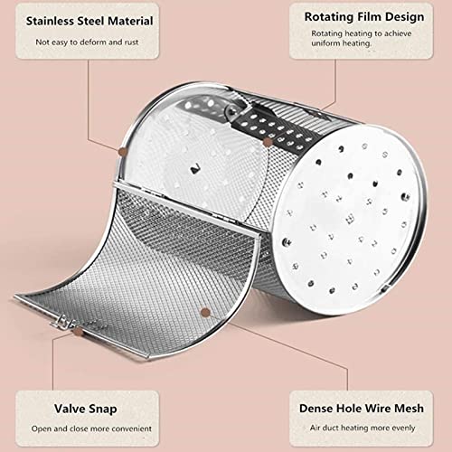 12x12x18cm Air Fryer Pan Mand 360 Swivel Fryer Mand Fryer Mand Set Roestvrij stalen bakgereedschap voor Keuken Elektrische Oven 4