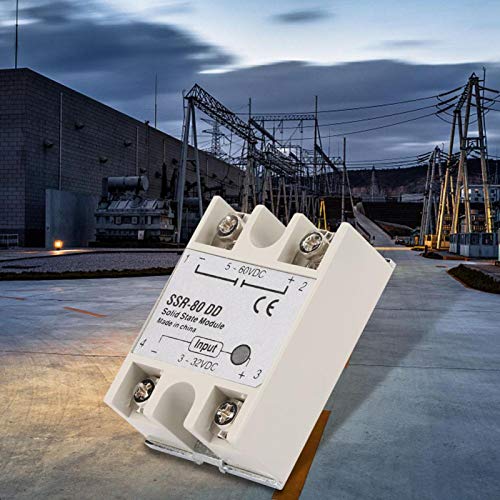 Solid State Relais DC tot AC met Heat Sink Input Voltage DC 3-32V Laadspanning industriële automatiseringsproces 5