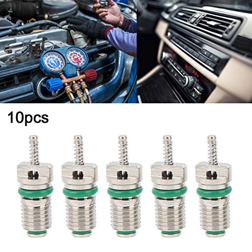 Airconditioning Valve, 10 stuks Auto Airconditioning Valve Cores Naalden Hoge drukbestendig voor R134A Koelmiddel 4