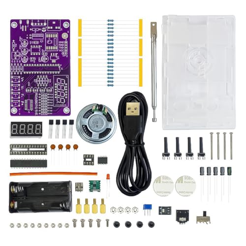 Sea Electronic FM Radio FM 87-108MHz Draagbare DIY 2 Power Mode met hoofdtelefoon Jack Digital Kit