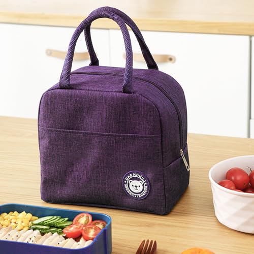 Kleine koelbox, 2 stuks, 6,2 liter, dubbele laag, dikke lunchzak, opvouwbaar, geschikt voor picknicks, kantoor, school 5