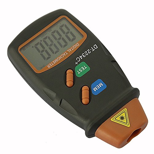 Professionele digitale snelheidsmeter, digitale laser optische snelheidsmeter, contactloze tachometer 5