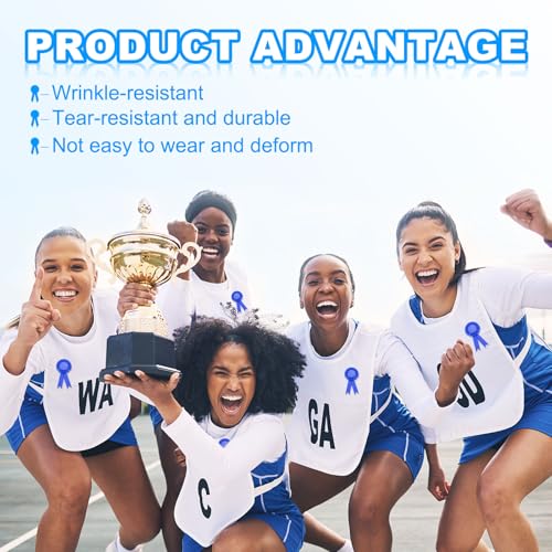 Blanke Award Ribbon, 10st Prijs Ribbon Award Medal Winnaar Ribbon Erkenning Deelname Ribbon voor Wedstrijd, Sportevenement en Feest, Bruiloft, Paars 3