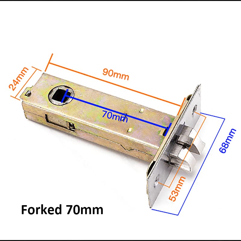 sluitingen, 3 stuks deurluik vangen roestvrij staal kwaliteit Latch Bolt voor gebruik met Hever deurgrepen