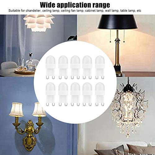 LED Bulb, 10 PCS 1.5W G9 basis LED Bollen Kleine Bi-Pin basislamp voor Chandelier Binnenverlichting 230V